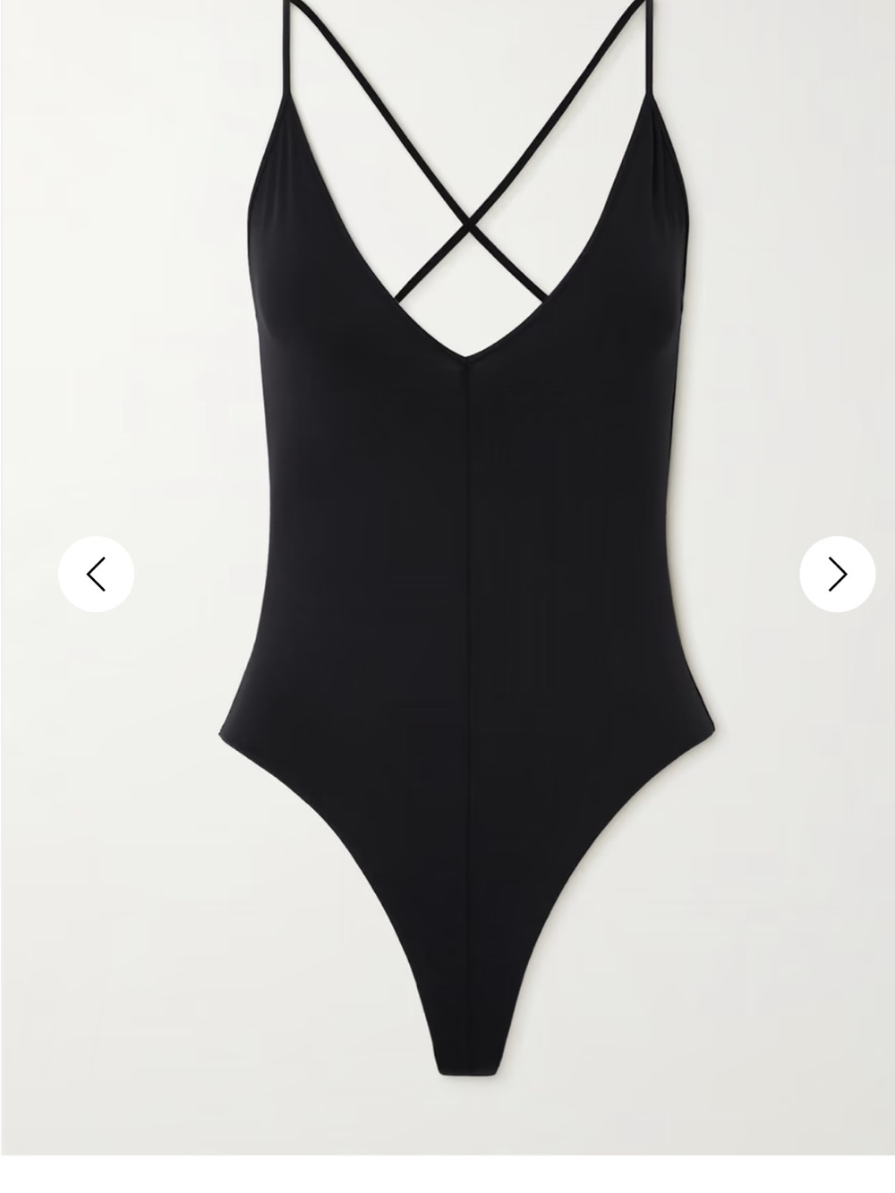Wardrobe.NYC Stretch jersey thong bodysuit Size extra small